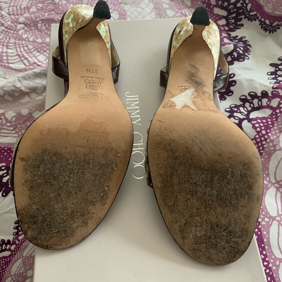 Barely worn, elegant Jimmy Choo slingbacks - Picture 3 of 3